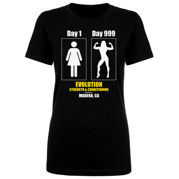 DAY 999 - WOMEN'S FITTED T-SHIRT - BLACK - ECSF1X Thumbnail