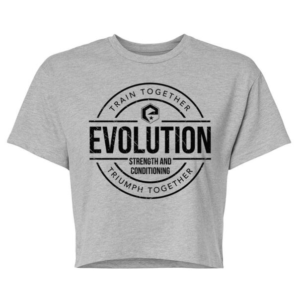 TRIUMPH TOGETHER - WOMEN'S CROPPED T-SHIRT - LIGHT GRAY HEATHER - $5W3894$ Thumbnail