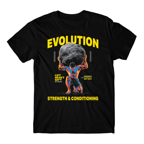 EVOLUTION - UNBREAKABLE - MEN'S T-SHIRT - BLACK - RD9UBW Thumbnail