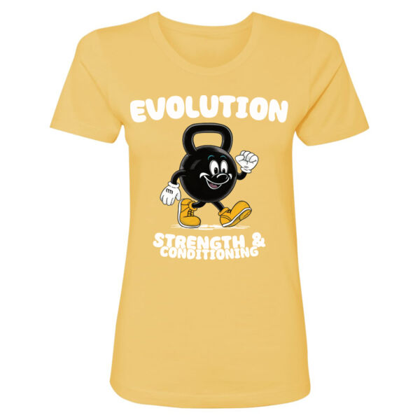 EVOLUTION - TINY TITAN - WOMEN'S FITTED T-SHIRT - BANANA CREAM - GJVWN6 Thumbnail